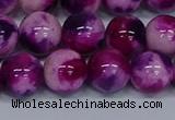 CMJ586 15.5 inches 12mm round rainbow jade beads wholesale