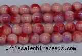 CMJ618 15.5 inches 6mm round rainbow jade beads wholesale