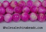 CMJ640 15.5 inches 8mm round rainbow jade beads wholesale