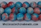 CMJ661 15.5 inches 8mm round rainbow jade beads wholesale