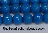 CMJ67 15.5 inches 10mm round Mashan jade beads wholesale