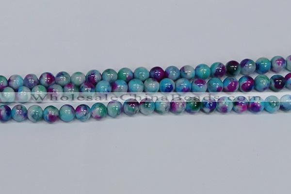 CMJ690 15.5 inches 10mm round rainbow jade beads wholesale