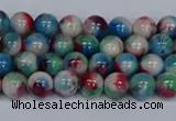 CMJ730 15.5 inches 6mm round rainbow jade beads wholesale