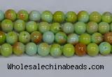 CMJ736 15.5 inches 4mm round rainbow jade beads wholesale