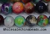 CMJ754 15.5 inches 12mm round rainbow jade beads wholesale