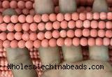 CMJ826 15.5 inches 6mm round matte Mashan jade beads wholesale