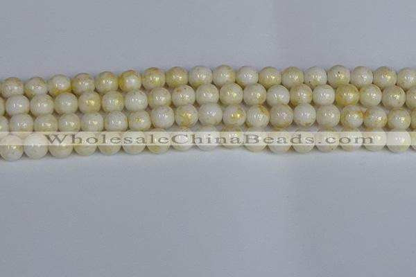 CMJ901 15.5 inches 6mm round Mashan jade beads wholesale