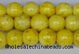 CMJ906 15.5 inches 6mm round Mashan jade beads wholesale