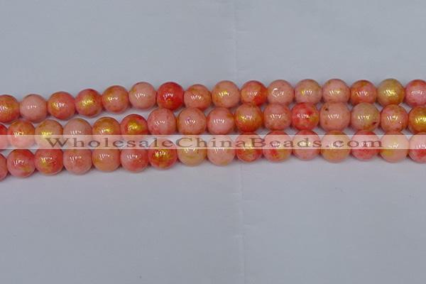 CMJ912 15.5 inches 8mm round Mashan jade beads wholesale