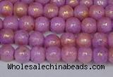 CMJ920 15.5 inches 4mm round Mashan jade beads wholesale