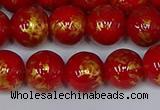 CMJ937 15.5 inches 8mm round Mashan jade beads wholesale