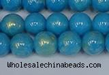 CMJ951 15.5 inches 6mm round Mashan jade beads wholesale