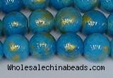 CMJ952 15.5 inches 8mm round Mashan jade beads wholesale