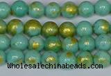 CMJ970 15.5 inches 4mm round Mashan jade beads wholesale