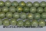 CMJ980 15.5 inches 4mm round Mashan jade beads wholesale