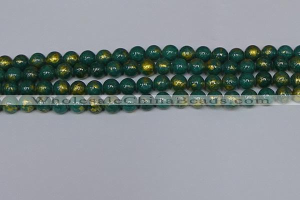 CMJ991 15.5 inches 6mm round Mashan jade beads wholesale