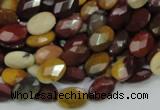 CMK24 15.5 inches 12*16mm faceted oval mookaite beads wholesale