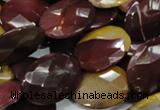 CMK27 15.5 inches 22*30mm faceted oval mookaite beads wholesale