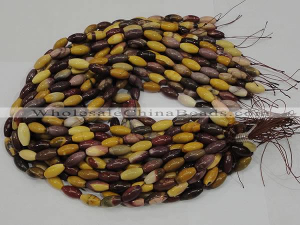 CMK66 15.5 inches 10*20mm rice mookaite gemstone beads wholesale