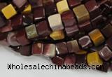 CMK69 15.5 inches 6*6mm cube mookaite gemstone beads wholesale