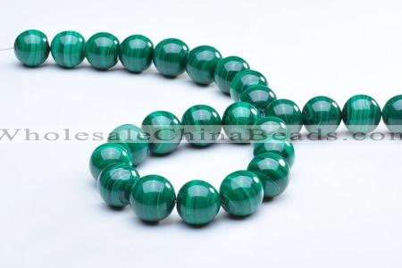 CMN08 14mm A grade round natural malachite beads wholesale