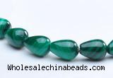 CMN09 A grade 5*7mm teardrop natural malachite beads Wholesale