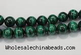 CMN150 AA grade 6mm round natural malachite beads Wholesale