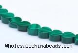 CMN18 A grade 3*6mm heart natural malachite beads Wholesale