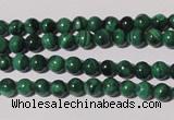 CMN202 15.5 inches 4mm round natural malachite beads wholesale