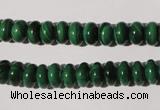 CMN205 15.5 inches 5*8mm rondelle natural malachite beads wholesale