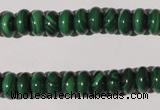 CMN206 15.5 inches 5*9mm rondelle natural malachite beads wholesale