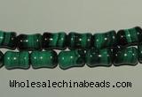 CMN232 15.5 inches 6*9mm bone natural malachite beads wholesale