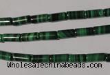 CMN237 15.5 inches 4*8mm tube natural malachite beads wholesale