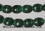 CMN271 15.5 inches 10*12mm oval natural malachite beads wholesale