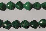 CMN289 15.5 inches 10*10mm trapezoid natural malachite beads