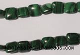 CMN292 15.5 inches 8*8mm square natural malachite beads wholesale