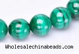 CMN38 AB grade 6mm round natural malachite beads Wholesale