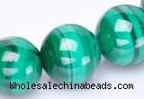 CMN41 AB grade 12mm round natural malachite beads Wholesale