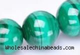 CMN42 AB grade 14mm round natural malachite beads Wholesale