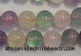 CMQ214 15.5 inches 12mm round multicolor quartz gemstone beads