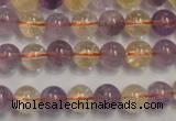 CMQ216 15.5 inches 8mm round multicolor quartz gemstone beads