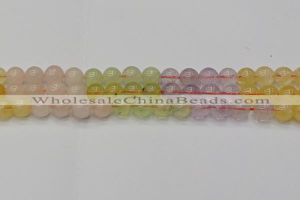 CMQ323 15.5 inches 10mm round mixed quartz beads wholesale