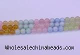 CMQ363 15.5 inches 10mm round rainbow quartz beads wholesale