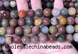 CMQ444 15.5 inches 12mm round mixed rutilated quartz beads