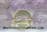 CMQ583 15 inches 14mm round mixed quartz beads