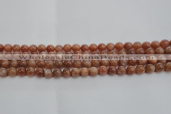 CMS1002 15.5 inches 8mm round AA grade moonstone gemstone beads