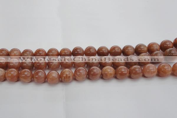 CMS1005 15.5 inches 14mm round AA grade moonstone gemstone beads