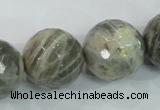 CMS127 15.5 inches 20mm faceted round moonstone gemstone beads