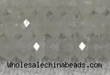 CMS1480 15.5 inches 2*4mm faceted rondelle white moonstone beads