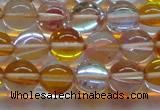 CMS1534 15.5 inches 12mm round synthetic moonstone beads wholesale